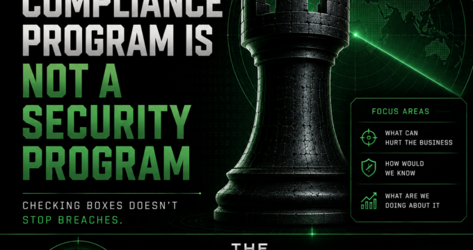 Your Compliance Program Is Not a Security Program